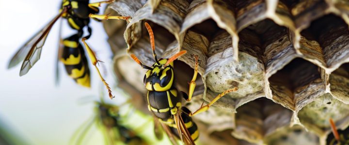 Rimozione nidi vespe Firenze dalle canne fumarie
